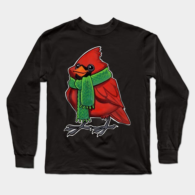 Comfy Cardinal Long Sleeve T-Shirt by BiancaRomanStumpff